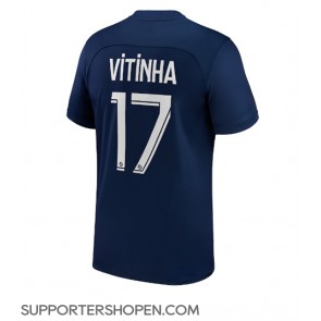 Paris Saint-Germain Vitinha Ferreira #17 Hemma Matchtröja 2022-23 Kortärmad